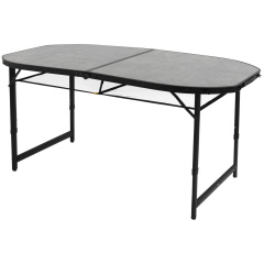 Стол Bo-Camp Northgate Oval 150x80 см Black Grey (1404188) Южноукраинск