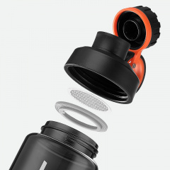 Бутылка для воды Casno 1500 мл KXN-1237 Черная Костополь