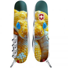 Складной нож Victorinox Mountaineer Animal 91 мм 19 функций Змей (1.3743.7_F1050pw) Мукачево