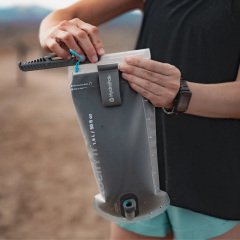 Питьевая система HydraPak Velocity IT 1.5 L Серый (1053-AS381) Київ
