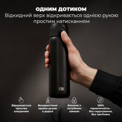Бутылка для воды ION8 Vacuum Insulated 500 мл Black (I8TS500BLK) Костополь