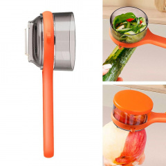 Нож для чистки овощей и фруктов с контейнером Splash proof storage paring knife Orange (14965-hbr) Ладан
