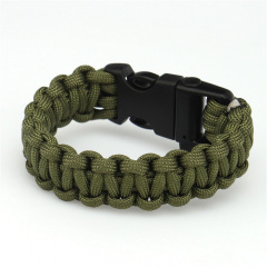 Браслет выживания J.G. Paracord army green Ворожба