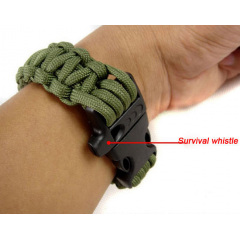 Браслет выживания J.G. Paracord army green Ворожба