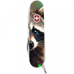 Складной нож Victorinox Deluxe Tinker Animal 91 мм 18 функций Енот (1.4723.3_F1120pw) Кам'янка-Дніпровська