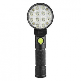 Светодиодный фонарь аккумуляторный на магните 12 LED 3 режима + RGB BLX3