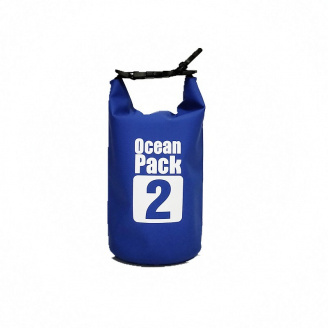 Водонепроницаемая сумка рюкзак гермомешок Ocean Pack 2 л Blue (55355252)