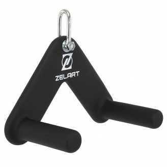 Рукоятка для тяги c узким хватом Zelart TA-9628 24 см черный