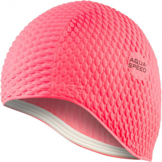 Шапочка для плавания Aqua Speed Bombastic Розовый One Size (1000-104-03)