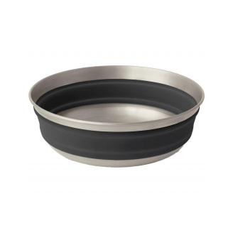 Миска складная Sea to Summit Detour Stainless Steel Collapsible Bowl 665 мл Черно-серый (STS ACK039011-050101)