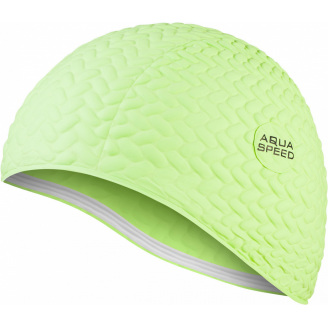 Шапочка для плавания Aqua Speed Bombastic Tic-Tac Зеленый One Size (1000-117-11)