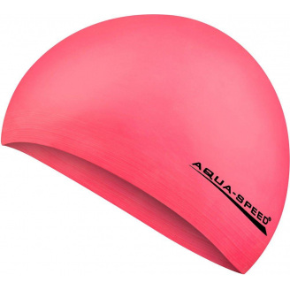 Шапочка для плавания Aqua Speed Soft Latex Розовый неон One Size (1000-122-03)