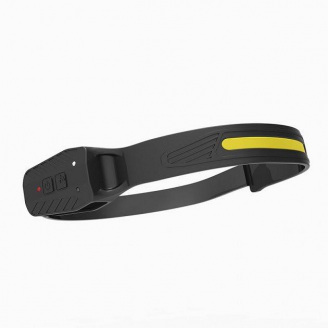 Фонарик налобный аккумуляторный Bailong BL-G28 XPE+COB USB зарядка+датчик движения (1756375758)