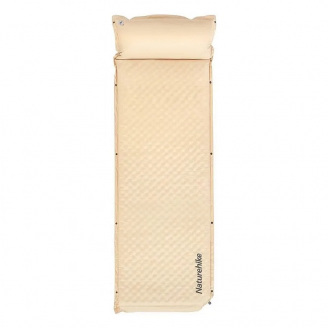 Коврик Naturehike CNK2300DZ014 одноместный с подушкой 30 мм 192х65х3 см Бежево-песочный (1047-6976023927027)