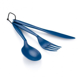 Комплект GSI Outdoors нож/вилка/ложка Tekk Cutlery 3 предмета Синий (1099-70526)