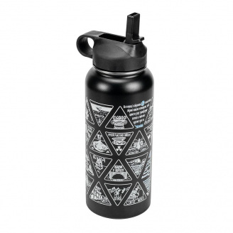 Термофляга Heritage H2O Thermo Flask 1 л Black (INSH-TFLHERITAGETB1L)