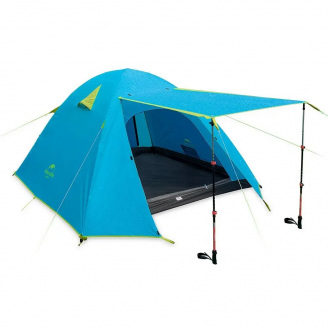 Палатка Naturehike P-Series NH18Z022-P 200x180x100 см Голубой (1047-6975641887911)