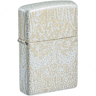 Зажигалка бензиновая Zippo Tree of Life Woodgrain Design Белый (46697)
