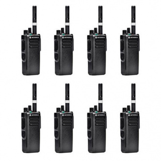 Комплект 8 шт рация Motorola DP4400e VHF AES-256 шифрование