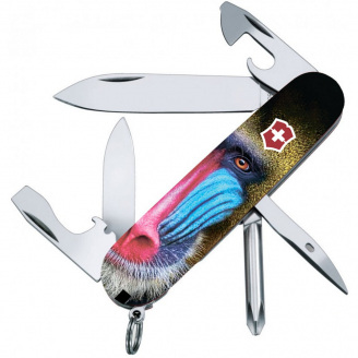Складной нож Victorinox Tinker Animal 91 мм 13 функций Обезьяна Мандрил (1.4603.3_F1070pw)