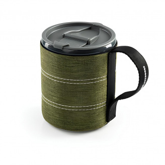 Кружка с неопреновой защитой GSI Outdoors Infinity Backpacker Mug 0.55 л Зеленый (1099-75283)