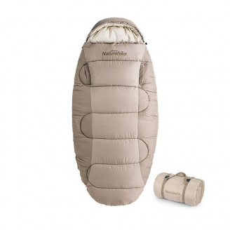 Спальный мешок Naturehike PS200 NH20MSD03 правый 230x95 см Бежевый (2236995866)