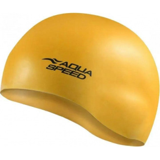 Шапочка для плавания Aqua Speed Mono Темно-желтый One Size (1000-111-06)