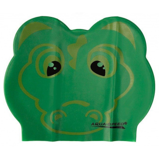 Шапочка для плавания Aqua Speed Zoo Latex Crocodile Зеленый One Size (1000-116-crocodile)