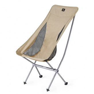 Кресло складное высокое Naturehike YL06 Alu Folding Moon Chair NH18Y060-Z 47x36x98 см Бежевый (2292685364)