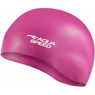 Шапочка для плавания Aqua Speed Mono Темно-розовый One Size (1000-111-29)