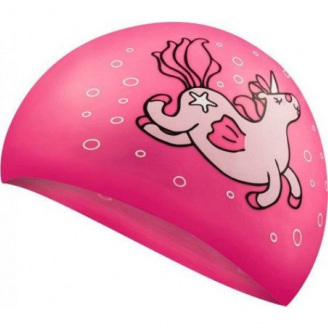 Шапочка для плавания Aqua Speed ​​Kiddie Unicorn Розовый One Size (1000-142-Unicorn)