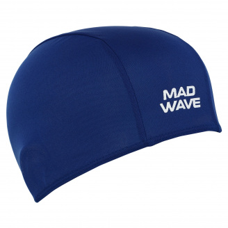 Шапочка для плавания текстильная MadWave POLY II M052103 Темно-синий