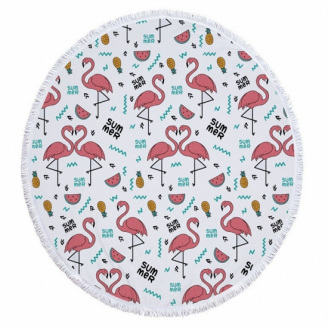 Пляжный коврик MAT Summer Flamingo Розовый (kj123288)
