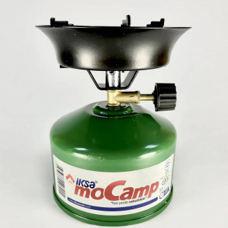 Газовая горелка с пьезоподжигом Iksa moCamp 15 х 12,5 см Зеленый AN 87800