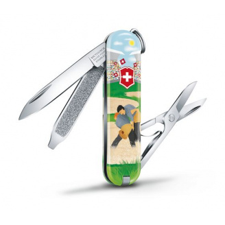 Складной карманный нож Victorinox Classic Limited Edition Swiss Wrestling 58 мм 7 функций (0.6223.L2009)