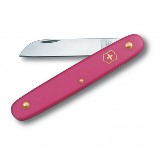 Швейцарский нож Victorinox Floral садовый 100 мм 1 функция розовый в блистре (3.9050.53B1)