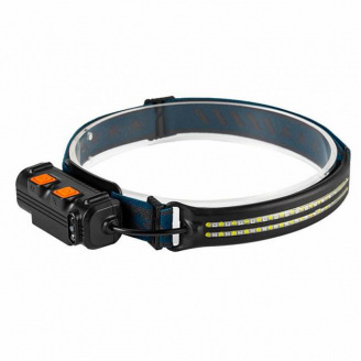 Сенсорный налобный фонарь светодиодный влагозащищенный XBalog XB-2COB-RB USB