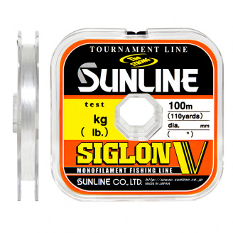 Леска Sunline Siglon V 100м 0,063мм 0,5кг/1lb