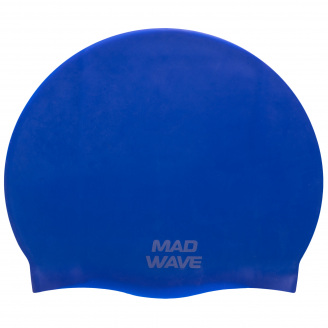 Шапочка для плавания MadWave Intensive Big M053112 Синий