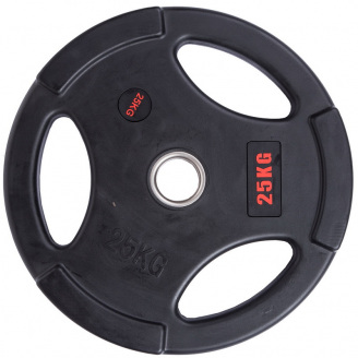 Блины диски обрезиненные LIFE FITNESS SC-80154B-25 25кг Черный