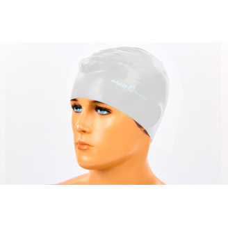 Шапочка для плавания MadWave SOLID SOFT M056502 Белый