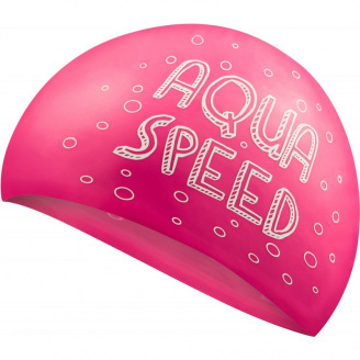 Шапочка для плавания детская Aqua Speed Kiddie Unicorn Розовая