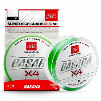 Шнур Lucky John BASARA Light Green 125m/0.19mm/13.9kg