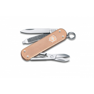 Нож-брелок Victorinox Classic SD Alox Colors Fresh Peach 58 мм, 5 функций, Бежевый (0.6221.202G)