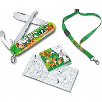 Набор подарочный детский Victorinox My First Children Set Animal Edition Rabbit нож 84 мм/9 функций (0.2373.E2)