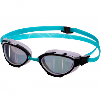 Очки для плавания MadWave TRIATHLON Rainbow M042706 Голубой-Черный