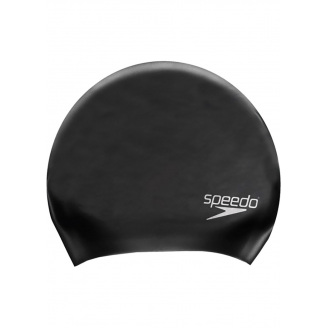 Шапочка для плавания Speedo Long Hair Cap Au Черный (8-061680001) (5051746922656)