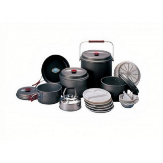 Набор посуды Kovea Cookware на 10-12 человек Серый (1053-VKK-SH12)