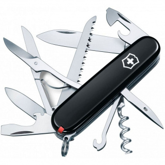 Складной нож Victorinox Huntsman Ukraine Черно-красный (1.3713.3.1)