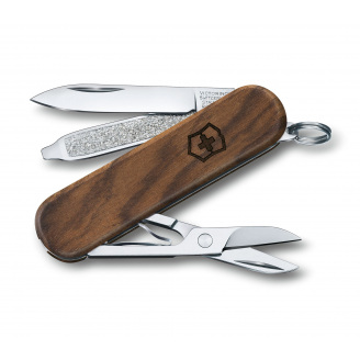 Швейцарский нож Victorinox Classic SD Wood 58 мм 6 функций Орех (0.6221.63B1)